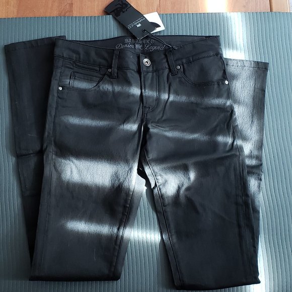Parasuco Black Lycra Jeans 8isko4 size 25 - Picture 2 of 4